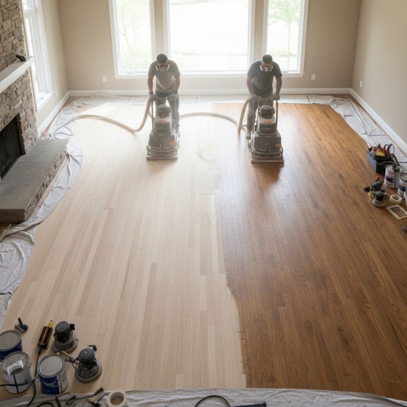 Hardwood Repair And Refinishing detail