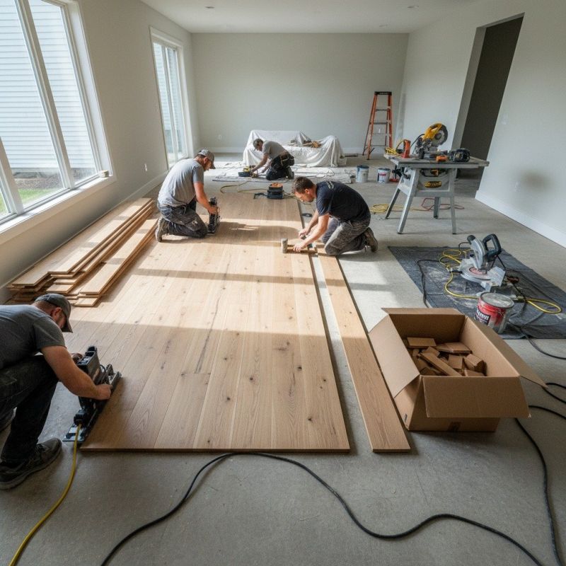 Hardwood Floor Installation